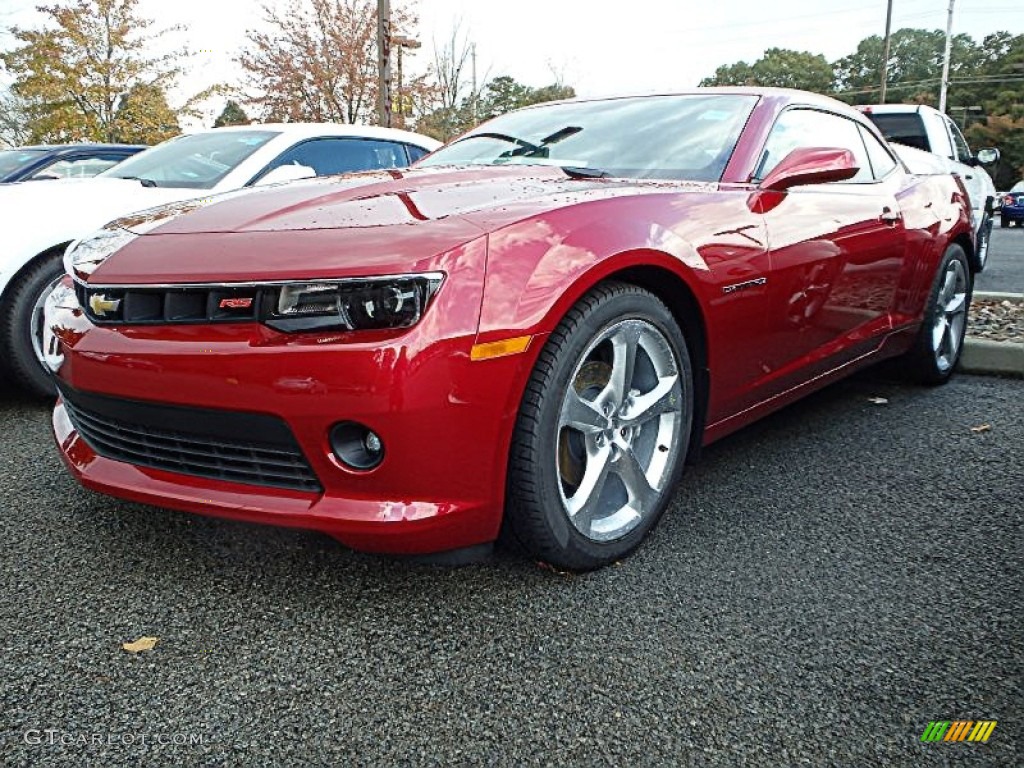 2015 Camaro LT/RS Coupe - Crystal Red Tintcoat / Black photo #1