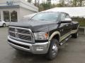 Brilliant Black Crystal Pearl - Ram 3500 HD Laramie Crew Cab 4x4 Dually Photo No. 15