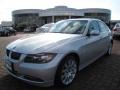 2007 Titanium Silver Metallic BMW 3 Series 335i Sedan  photo #1