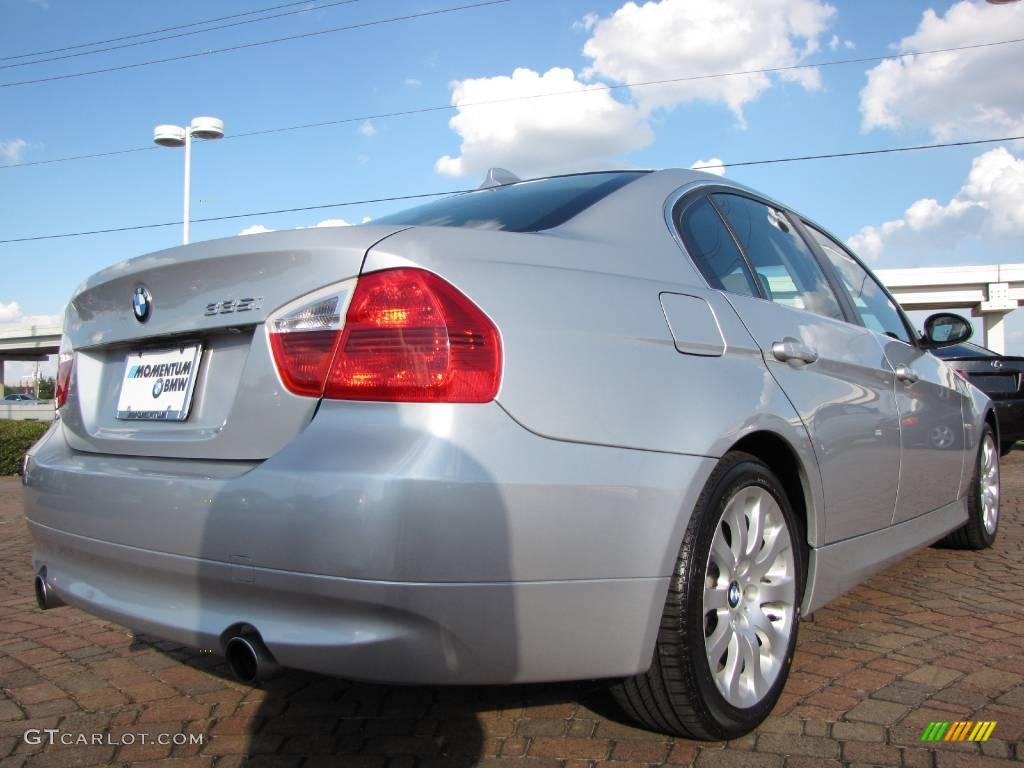 2007 3 Series 335i Sedan - Titanium Silver Metallic / Grey photo #5