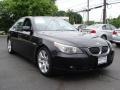 2007 Jet Black BMW 5 Series 550i Sedan  photo #3