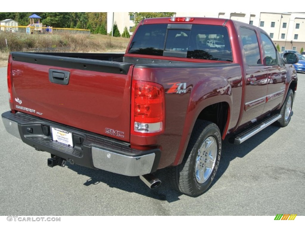 2013 Sierra 1500 SLT Crew Cab 4x4 - Sonoma Red Metallic / Ebony photo #5