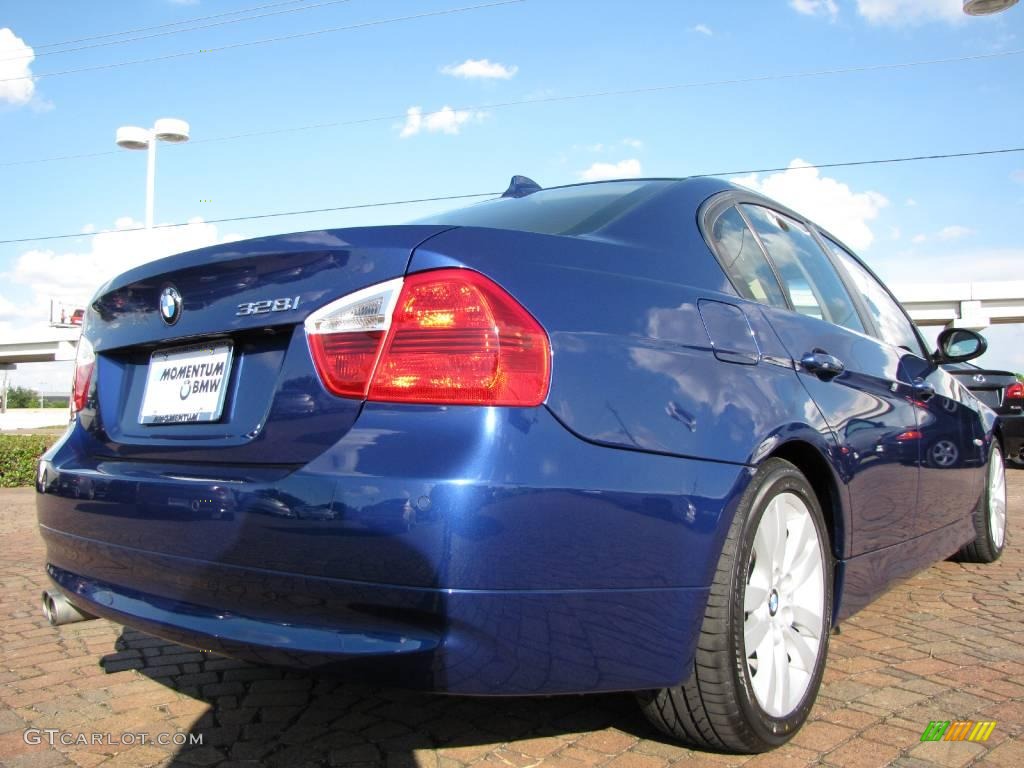 2008 3 Series 328i Sedan - Montego Blue Metallic / Beige photo #5