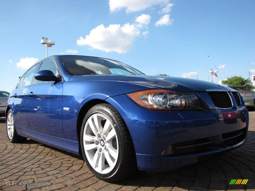 2008 3 Series 328i Sedan - Montego Blue Metallic / Beige photo #7