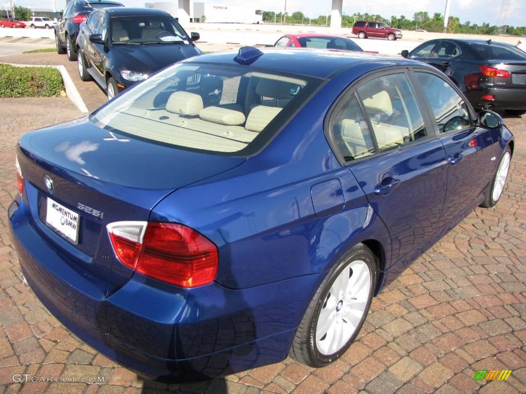 2008 3 Series 328i Sedan - Montego Blue Metallic / Beige photo #13