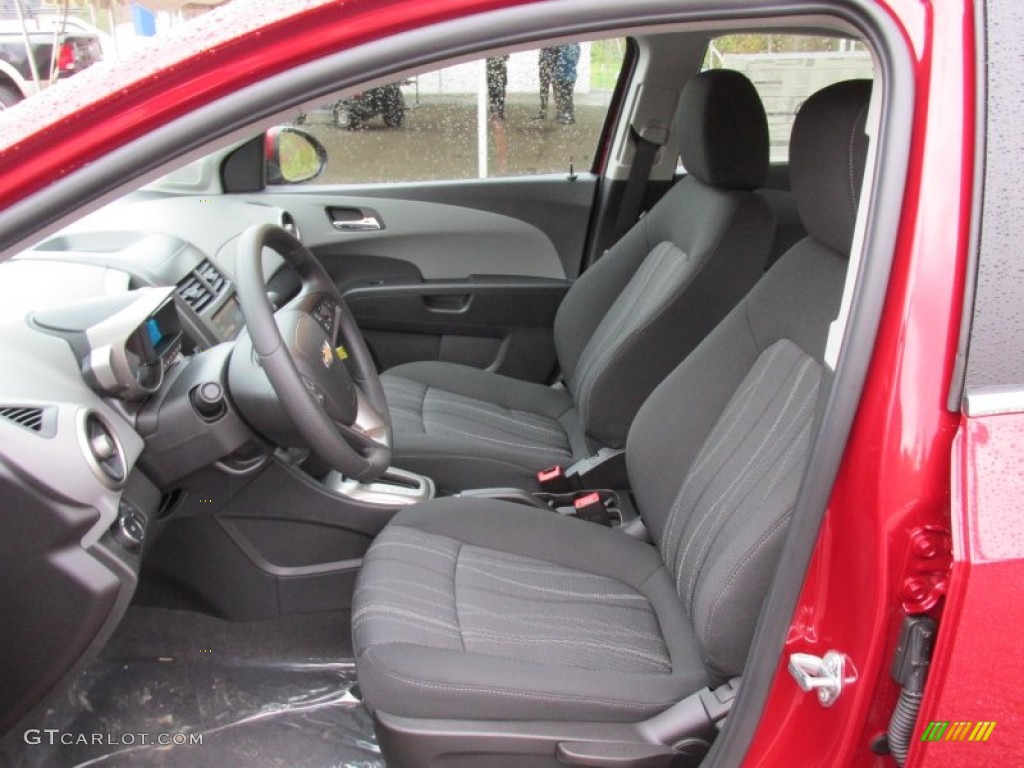 Dark Pewter/Dark Titanium Interior 2015 Chevrolet Sonic LT Sedan Photo #98401450