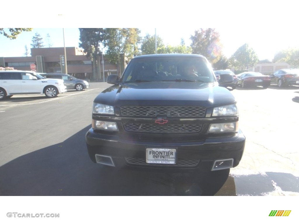 2003 Silverado 1500 SS Extended Cab AWD - Black / Dark Charcoal photo #3