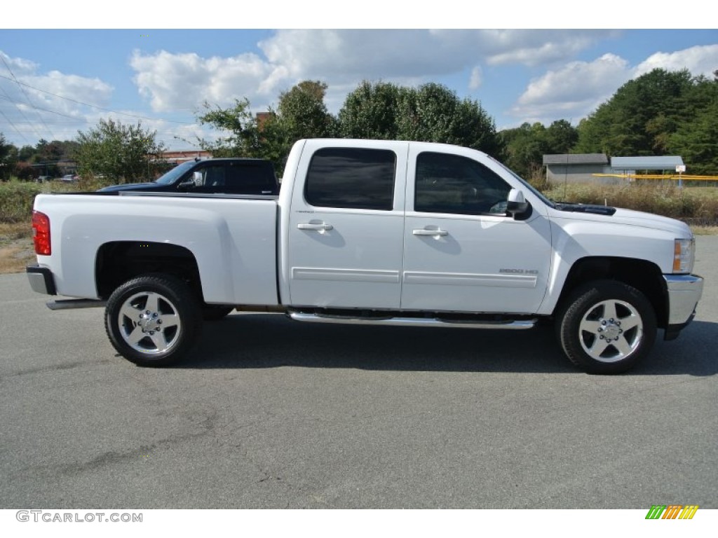 Summit White 2011 Chevrolet Silverado 2500HD LTZ Crew Cab 4x4 Exterior Photo #98401783