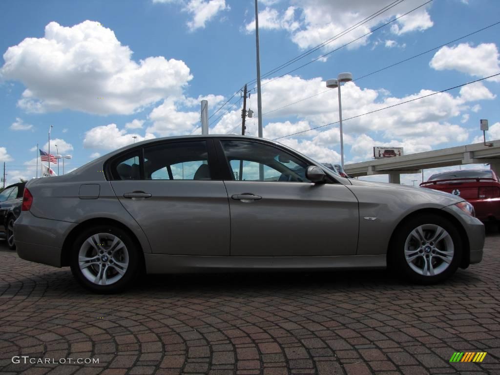 2008 3 Series 328i Sedan - Platinum Bronze Metallic / Beige photo #6