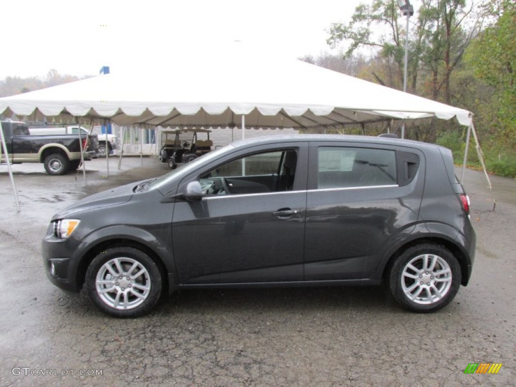 Ashen Gray Metallic 2015 Chevrolet Sonic LT Hatchback Exterior Photo #98402581