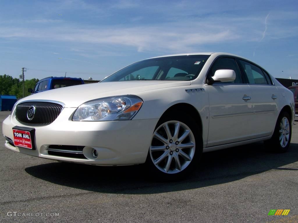 2008 Lucerne CXS - White Diamond Tricoat / Titanium photo #5