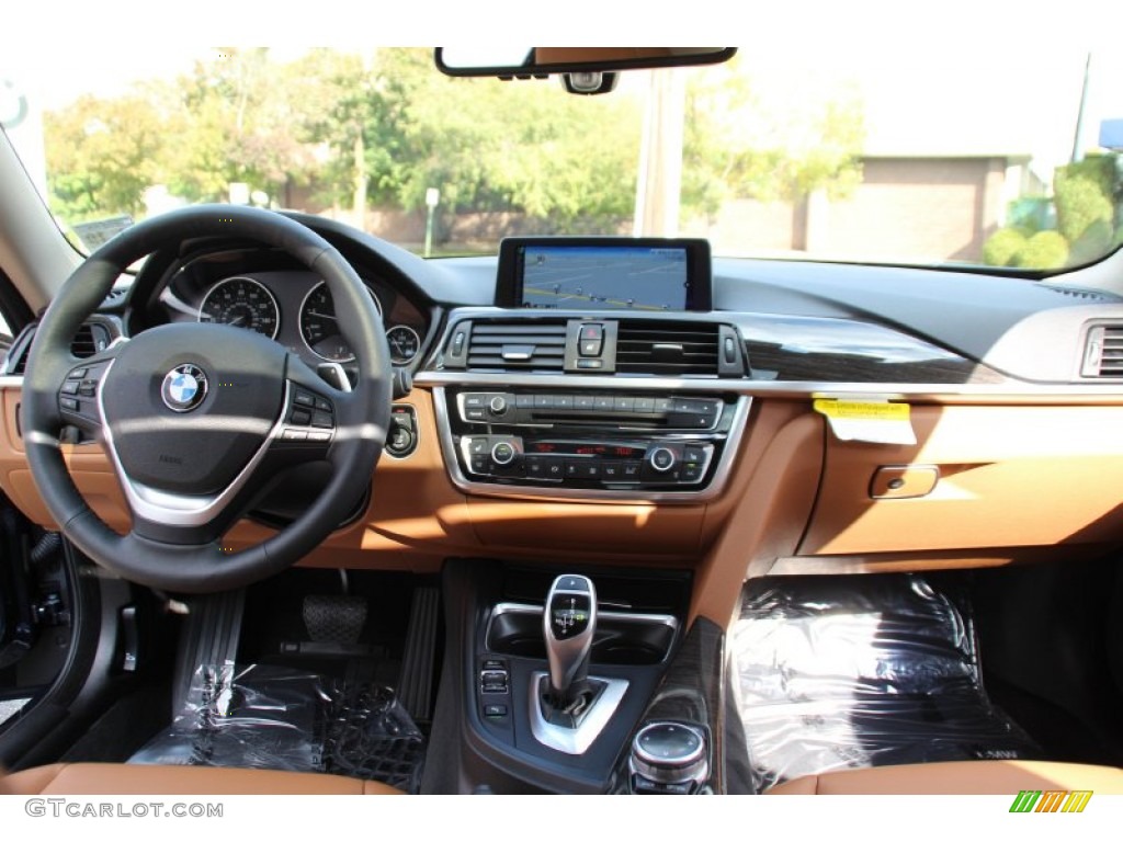 2014 4 Series 428i xDrive Coupe - Imperial Blue Metallic / Saddle Brown photo #16