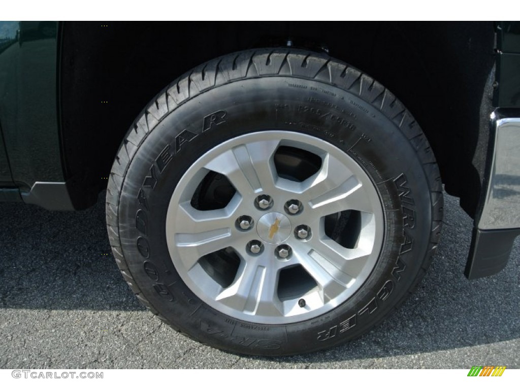 2015 Silverado 1500 LT Z71 Double Cab 4x4 - Rainforest Green Metallic / Cocoa/Dune photo #19