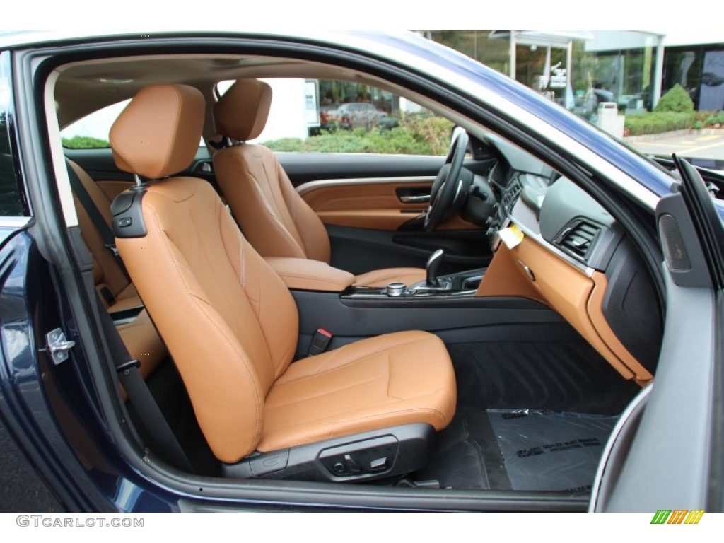 2014 4 Series 428i xDrive Coupe - Imperial Blue Metallic / Saddle Brown photo #28