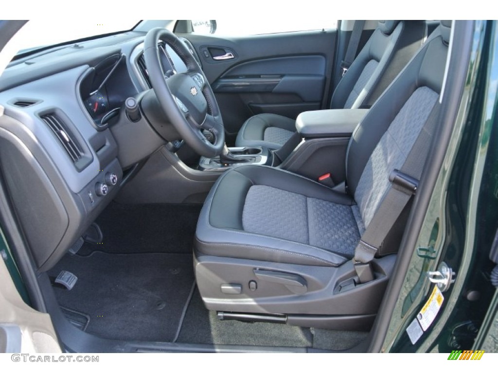 Jet Black Interior 2015 Chevrolet Colorado Z71 Crew Cab 4WD Photo #98404654