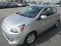 2015 Starlight Silver Mitsubishi Mirage ES  photo #3