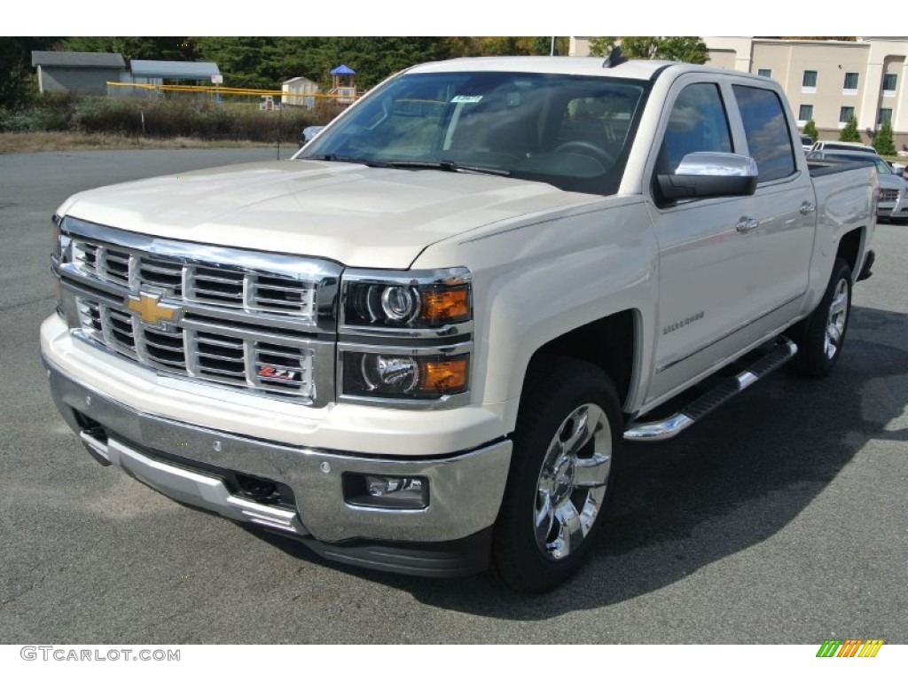 2015 Silverado 1500 LTZ Z71 Crew Cab 4x4 - White Diamond Tricoat / Jet Black photo #2