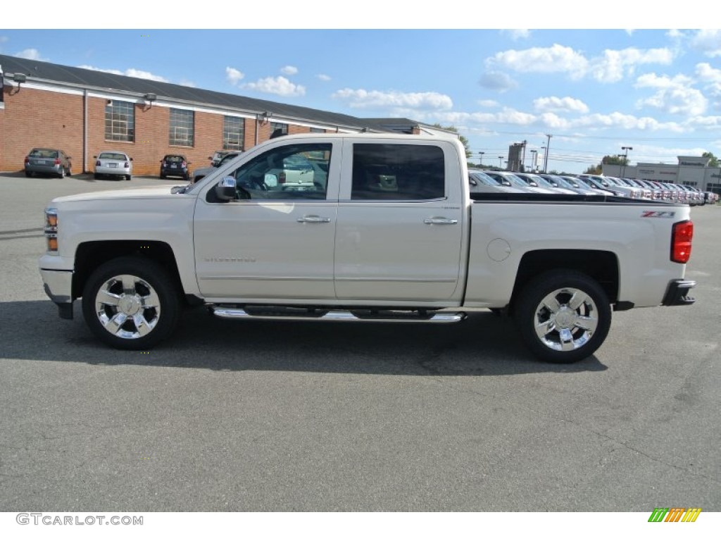 2015 Silverado 1500 LTZ Z71 Crew Cab 4x4 - White Diamond Tricoat / Jet Black photo #3