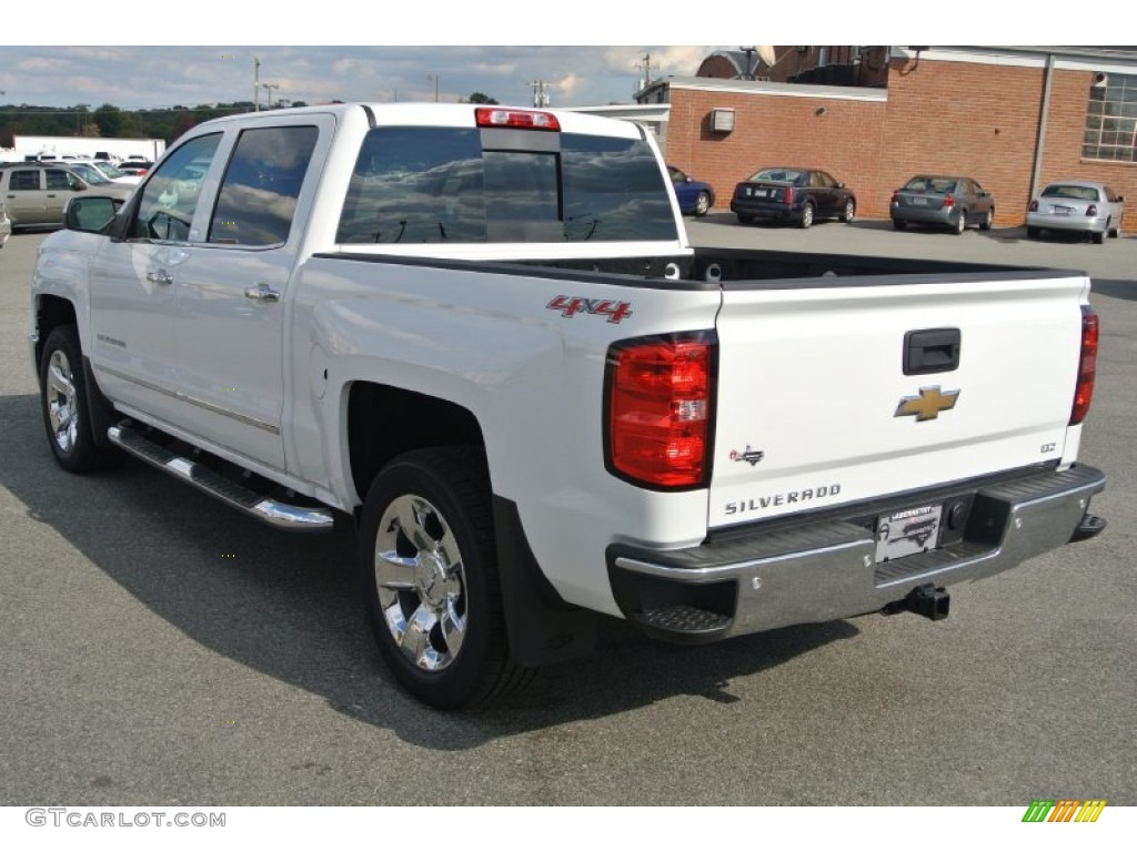 2015 Silverado 1500 LT Z71 Crew Cab 4x4 - Summit White / Cocoa/Dune photo #4