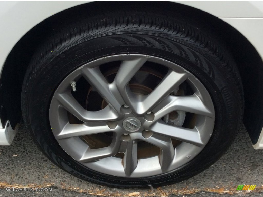2013 Sentra SR - Aspen White / Marble Gray photo #3