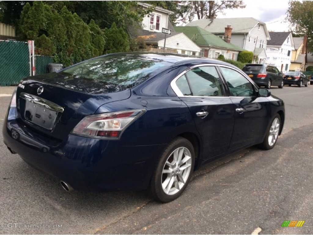 2014 Maxima 3.5 S - Navy Blue / Charcoal photo #4