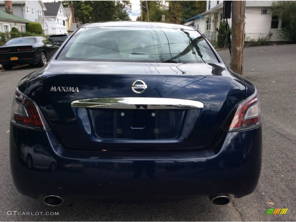 2014 Maxima 3.5 S - Navy Blue / Charcoal photo #5