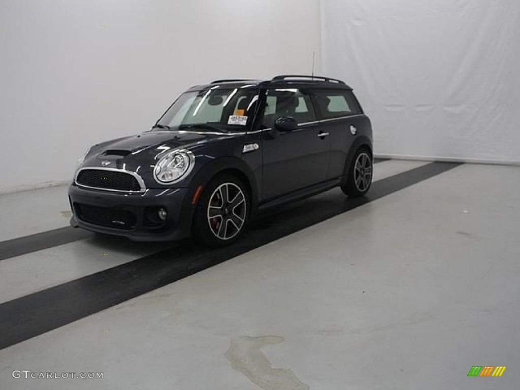 2014 Cooper John Cooper Works Clubman - Highclass Gray Metallic / JCW Gray Double Stripe Carbon Black photo #1