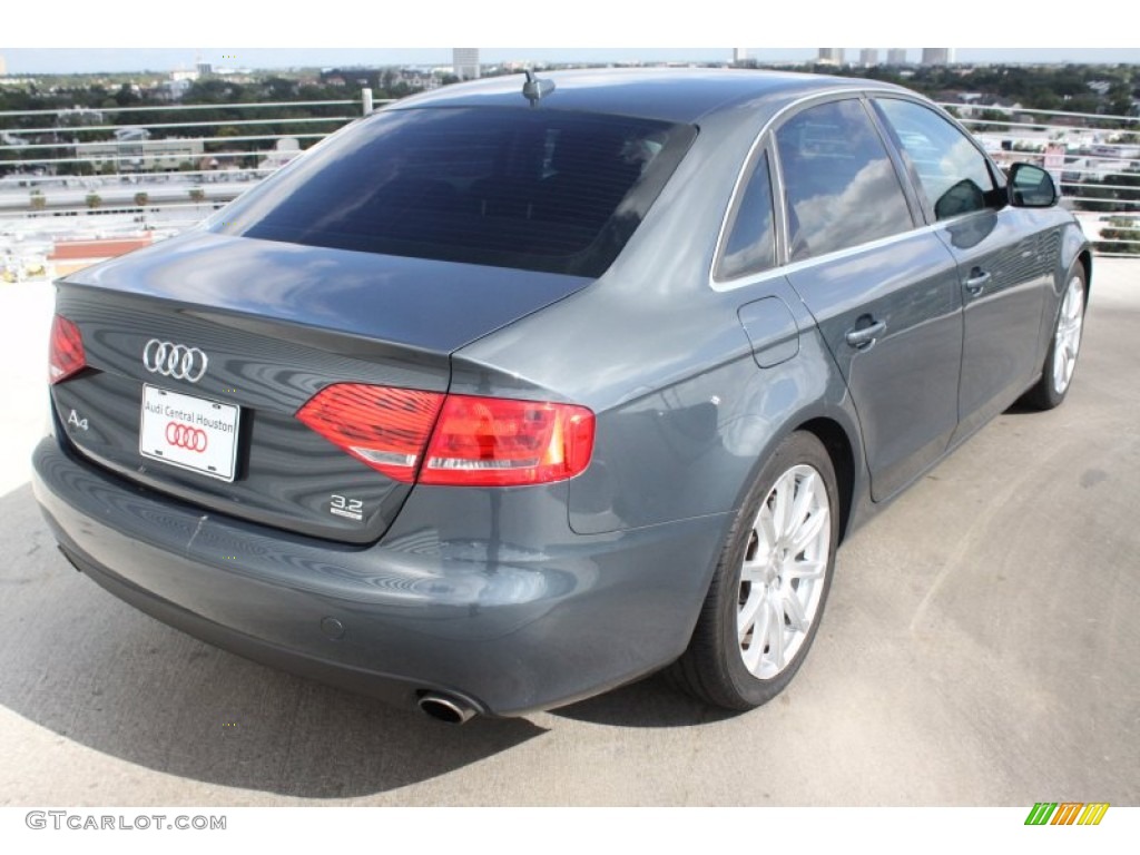 2009 A4 3.2 quattro Sedan - Meteor Grey Pearl Effect / Light Grey photo #7