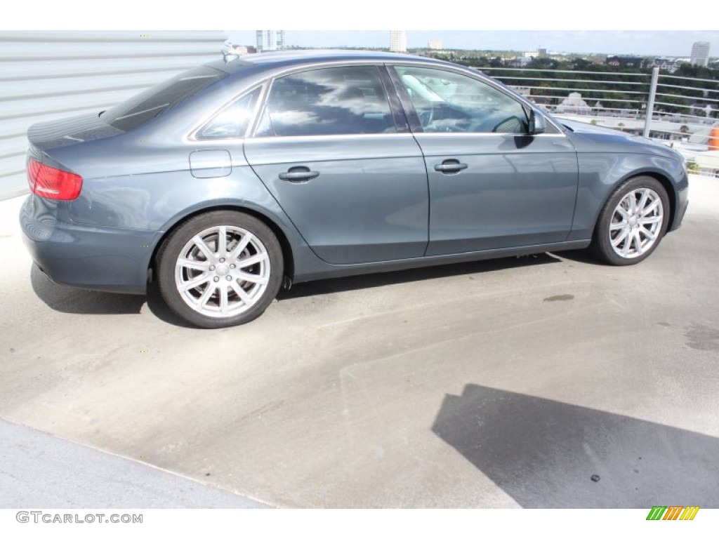 2009 A4 3.2 quattro Sedan - Meteor Grey Pearl Effect / Light Grey photo #9