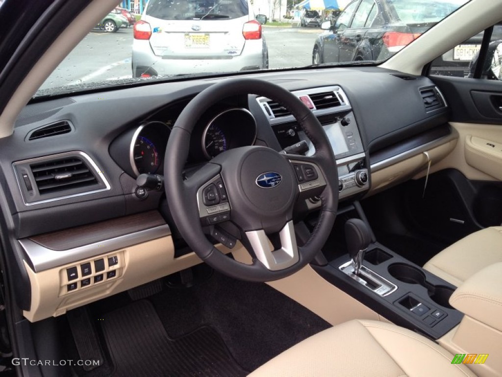 Warm Ivory Interior 2015 Subaru Legacy 3.6R Limited Photo #98410288