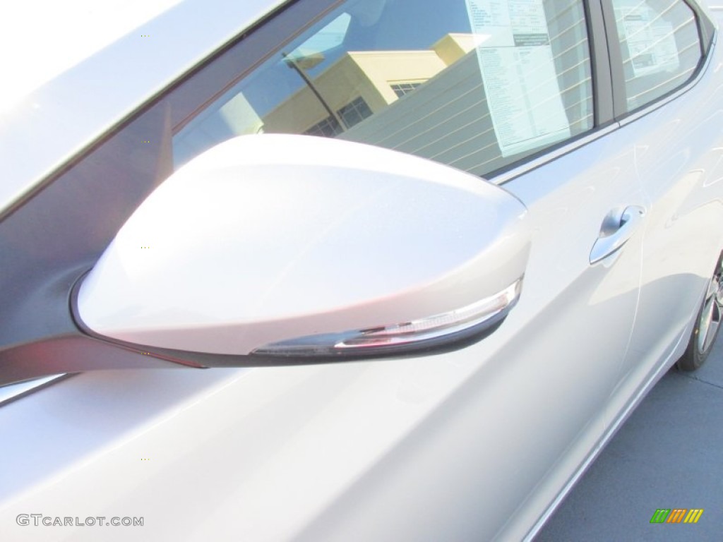 2015 Elantra Limited Sedan - Shimmering Air Silver / Gray photo #12