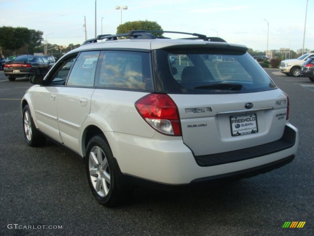 2008 Outback 2.5i Limited Wagon - Satin White Pearl / Warm Ivory photo #4