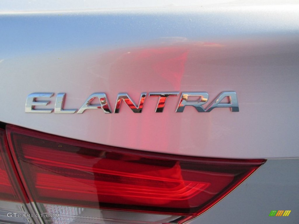 2015 Elantra Limited Sedan - Shimmering Air Silver / Gray photo #14