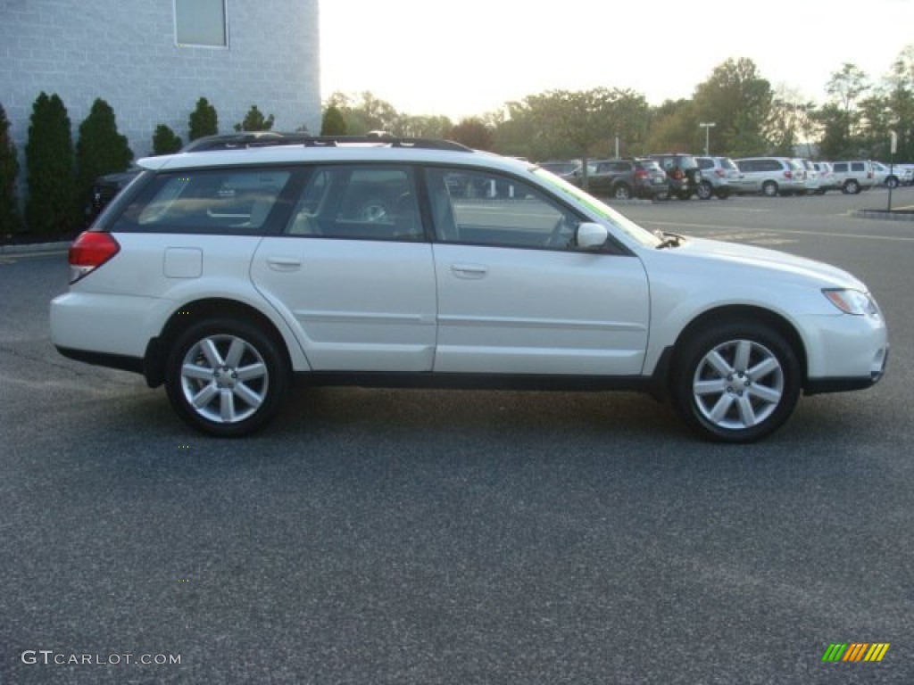 2008 Outback 2.5i Limited Wagon - Satin White Pearl / Warm Ivory photo #8