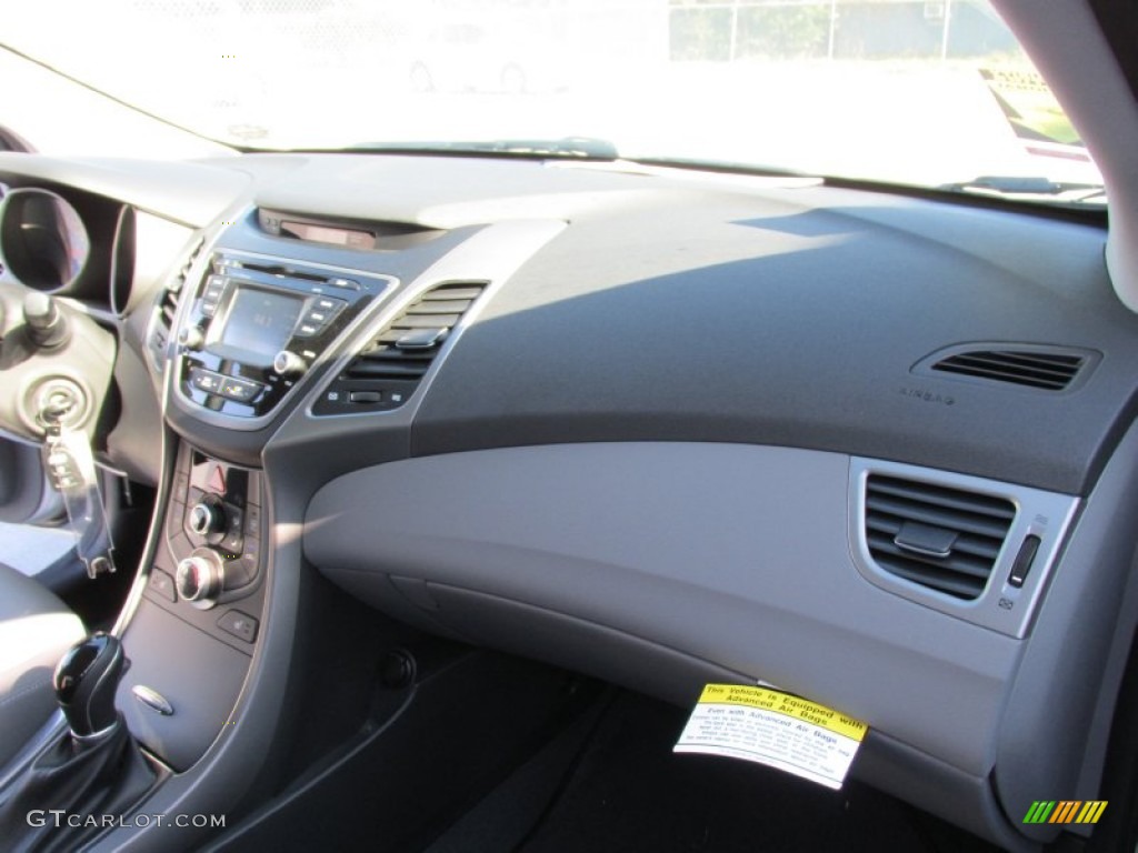 2015 Elantra Limited Sedan - Shimmering Air Silver / Gray photo #18
