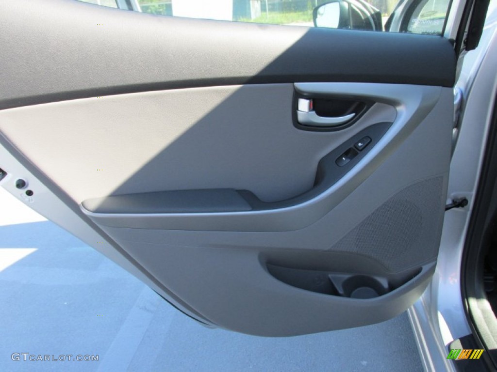 2015 Elantra Limited Sedan - Shimmering Air Silver / Gray photo #19