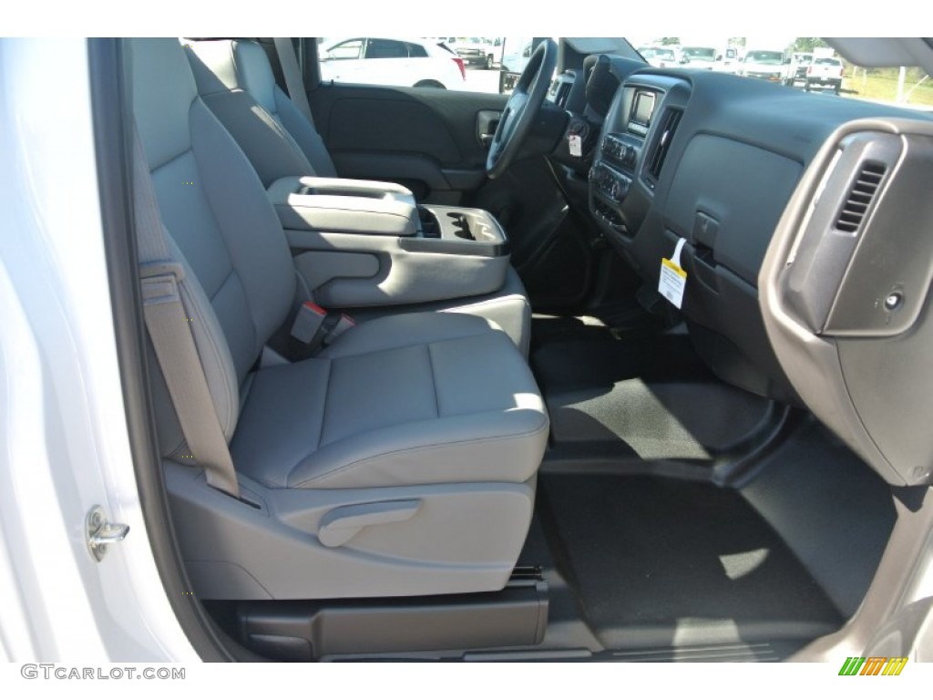 Jet Black/Dark Ash Interior 2015 Chevrolet Silverado 2500HD WT Regular Cab Utility Photo #98413198