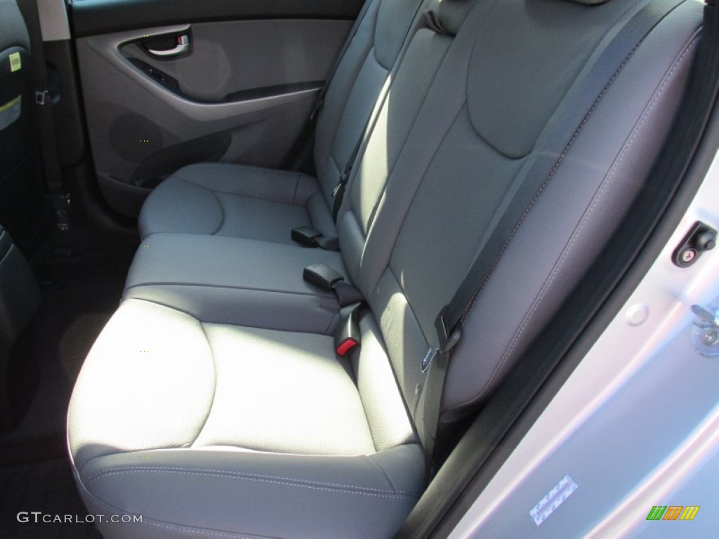 2015 Elantra Limited Sedan - Shimmering Air Silver / Gray photo #21