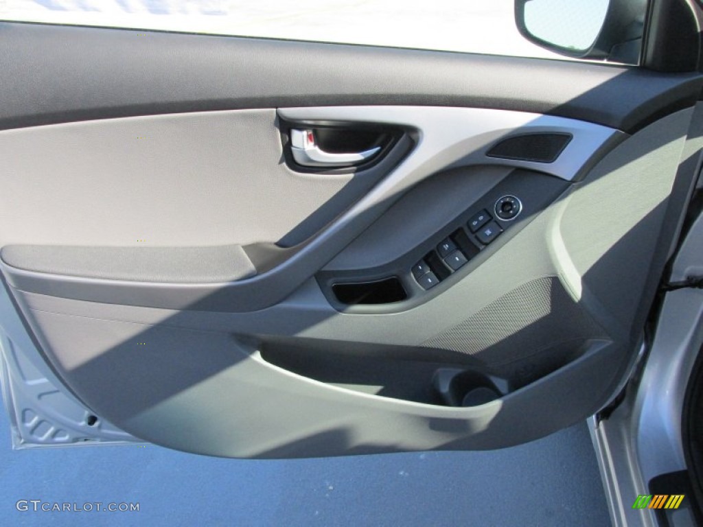 2015 Elantra Limited Sedan - Shimmering Air Silver / Gray photo #22