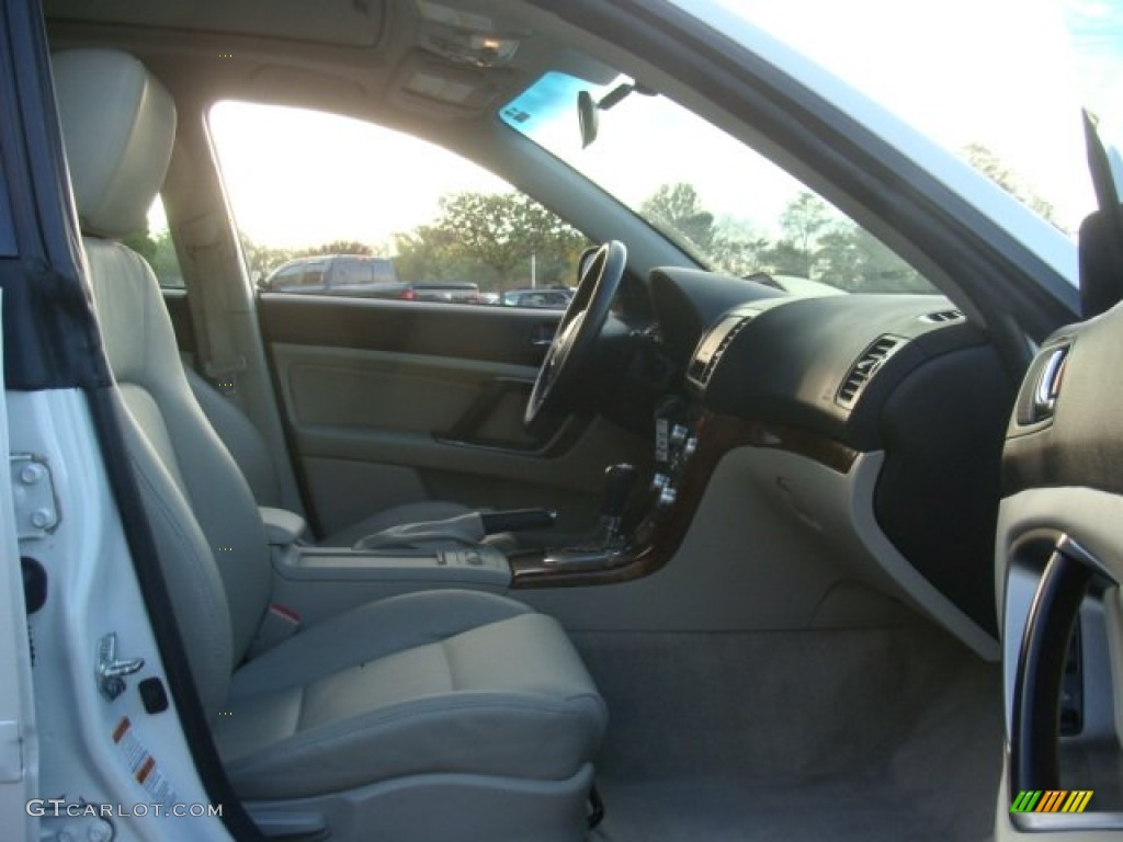 2008 Outback 2.5i Limited Wagon - Satin White Pearl / Warm Ivory photo #15