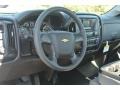 Jet Black/Dark Ash 2015 Chevrolet Silverado 2500HD WT Regular Cab Utility Steering Wheel