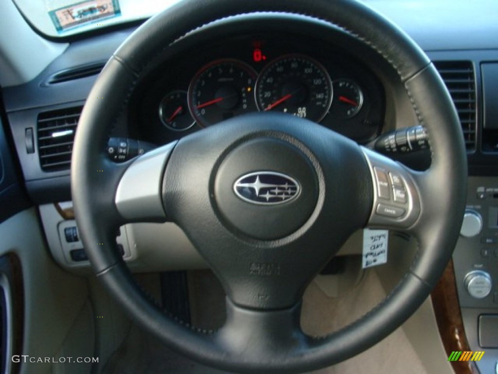 2008 Outback 2.5i Limited Wagon - Satin White Pearl / Warm Ivory photo #18