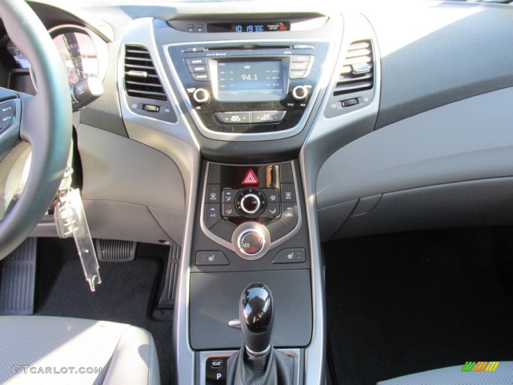 2015 Elantra Limited Sedan - Shimmering Air Silver / Gray photo #27