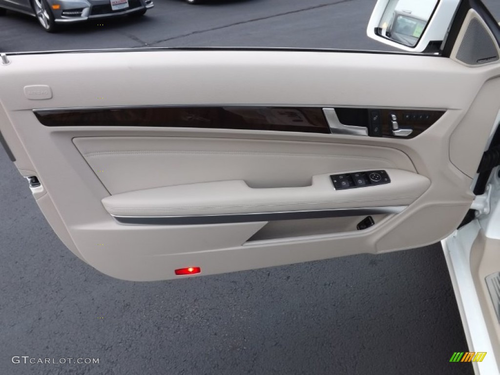 2014 E 350 Cabriolet - Diamond White Metallic / Silk Beige/Espresso Brown photo #8