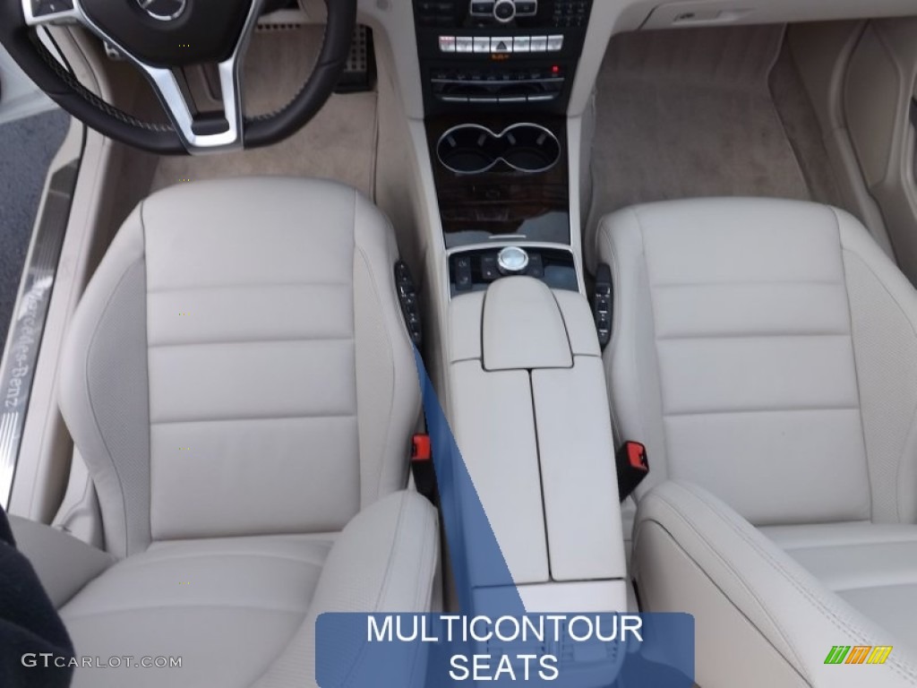 2014 E 350 Cabriolet - Diamond White Metallic / Silk Beige/Espresso Brown photo #12