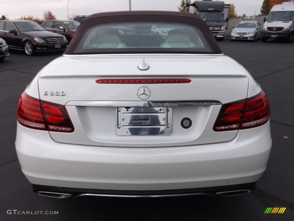 2014 E 350 Cabriolet - Diamond White Metallic / Silk Beige/Espresso Brown photo #21