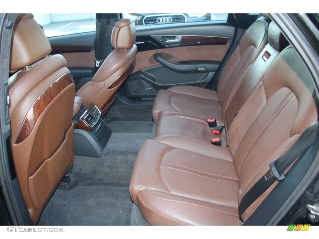 2011 Audi A8 L 4.2 FSI quattro Rear Seat Photo #98416798