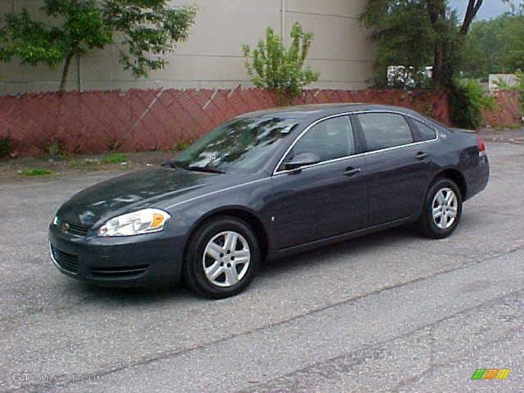 2008 Impala LS - Slate Metallic / Ebony Black photo #1