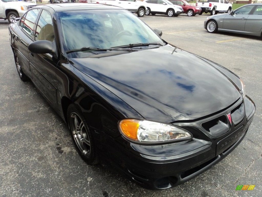 2002 Grand Am GT Sedan - Black / Dark Pewter photo #4
