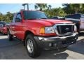 Bright Red 2004 Ford Ranger XLT SuperCab 4x4